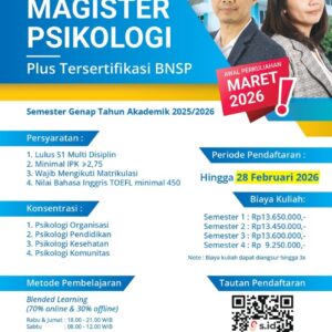 Saatnya naik level karier Anda di bidang psikologi!