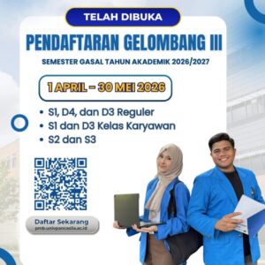 Pendaftaran Mahasiswa Baru Universitas Pancasila Gelombang III telah dibuka