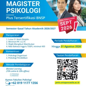 Saatnya Naik Level Bersama Magister Psikologi UP!