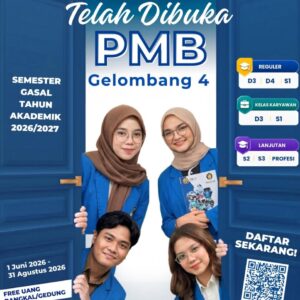 GELOMBANG TERAKHIR PMB UNIVERSITAS PANCASILA TELAH DIBUKA!