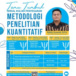 Metodologi Penelitian Kuantitatif masih bikin pusing? Saatnya Temu Tumbuh bareng