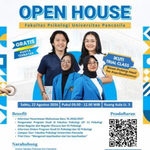 OPEN HOUSE FAKULTAS PSIKOLOGI UNIVERSITAS PANCASILA 2026