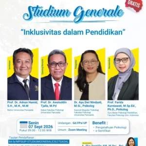 STUDIUM GENERALE MAGISTER PSIKOLOGI UNIVERSITAS PANCASILA
